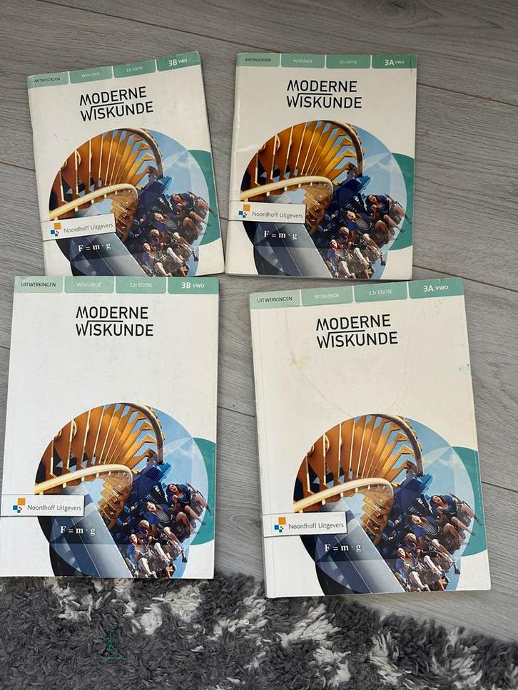 Uitwerkingen moderne wiskunde 3VWO, Boeken, Schoolboeken, Zo goed als nieuw, VWO, Verzenden