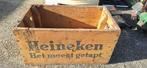 Oude Heineken Bierkrat - Vintage Decoratie, Ophalen, Gebruikt, Gebruiksvoorwerp