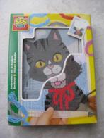 borduur pakket kat / poes, Ophalen of Verzenden, Nieuw, Handborduren, Borduurpakket