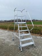 Bordestrap trap bordes magazijntrap verrijdbaar, Doe-het-zelf en Verbouw, Ladders en Trappen, Ophalen of Verzenden, Nieuw, Trap