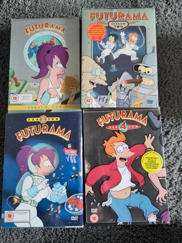 Futurama seizoen 1 t/m 4 beschikbaar voor biedingen