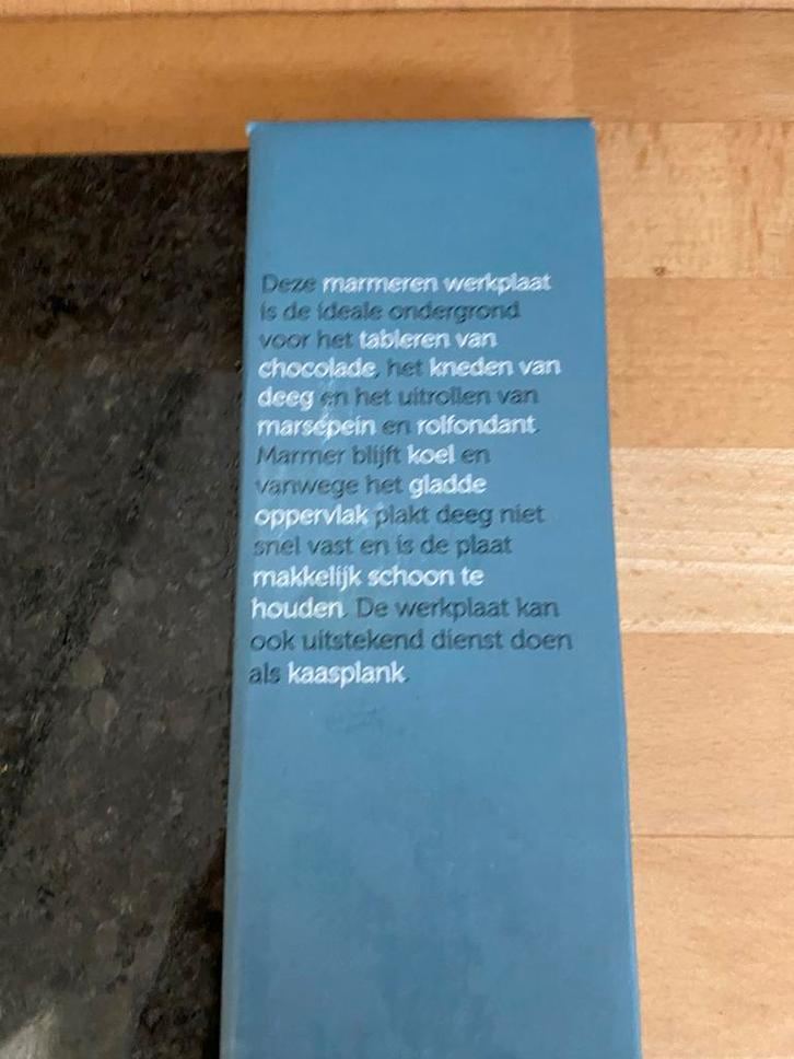 Marmeren Werkblad - Ideaal voor de Thuisbakker!, Huis en Inrichting, Keuken | Keukenbenodigdheden, Nieuw, Ophalen