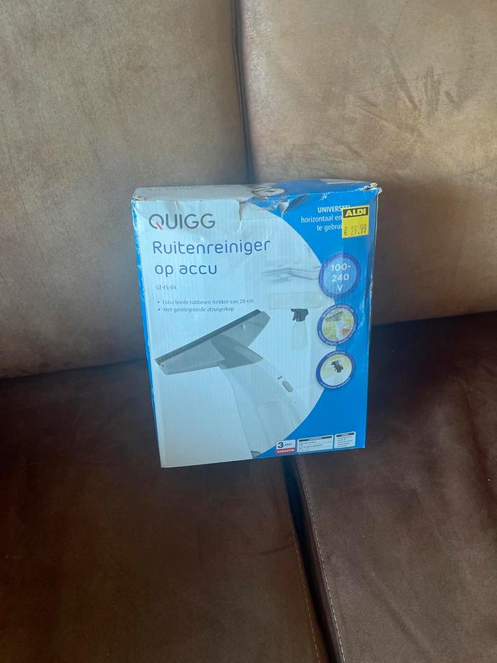 Quigg Ruitenreiniger op Accu, Witgoed en Apparatuur, Overige Witgoed en Apparatuur, Zo goed als nieuw, Ophalen of Verzenden