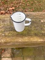 Emaille Maatbeker - Vintage Look, Ophalen of Verzenden, Gebruikt