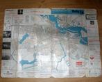 Oude plattegrond Amsterdam 50s stadskaart J. v.d. Veen, Gelezen, Ophalen of Verzenden, Landkaart, 1800 tot 2000