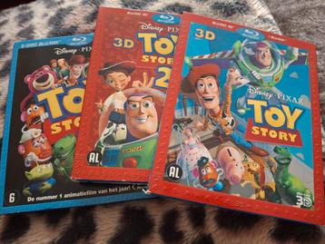 Toy story 1 t/m 3 - 3d en bluray  beschikbaar voor biedingen