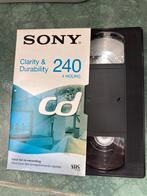 Nieuw =Sony =lege videoband =VHS/240 hours, Alle leeftijden, Ophalen of Verzenden, Nieuw in verpakking, Overige genres