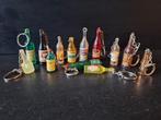 Vintage sleutelhangers "flessen" o.a. Chocomel en Cinzano, Verzamelen, Ophalen of Verzenden, Zo goed als nieuw