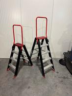 Altrex Taurus TDO 24 en 25 – dubbel oploopbare trappen, Doe-het-zelf en Verbouw, Ladders en Trappen, Ophalen, Trap, Zo goed als nieuw