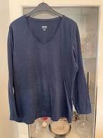 T-Shirt Zeeman maat 46 blauw, Kleding | Dames, T-shirts, Blauw, Zeeman, Ophalen of Verzenden, Lange mouw