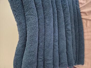 handdoek zware kwaliteit jeansblauw 100x150 beschikbaar voor biedingen