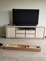Licht eiken TV meubel, de Bommel, Ophalen, Eikenhout, Zo goed als nieuw, 200 cm of meer