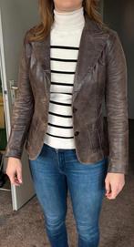 Lederen Jasje American Base New York Maat S, Kleding | Dames, Jasjes, Kostuums en Pakken, American Base New York, Bruin, Ophalen of Verzenden