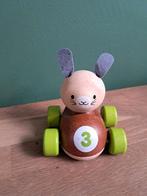 De Groene Merel houten plantoys race konijn groen als nieuw!, Ophalen of Verzenden, Zo goed als nieuw