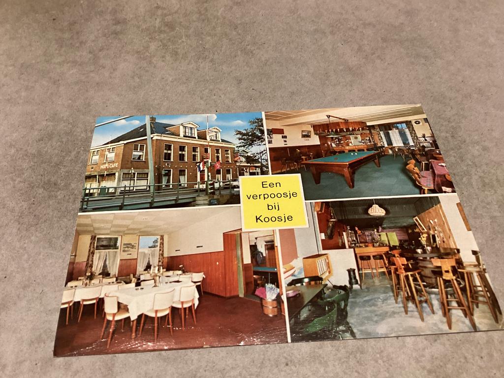 Warga.    Hotel Café Restaurant Bar “ De Smidse”, Verzamelen, Ansichtkaarten | Nederland, Ophalen of Verzenden