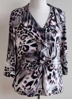 Soepelvallend roomwit shirt met dieren print mt. L/XL, Kleding | Dames, T-shirts, Wit, Maat 46/48 (XL) of groter, Ophalen of Verzenden