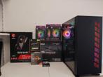 Watergekoelde RGB Game PC Ryzen 5 3600 6-Core RX 5600 XT, Zelf gebouwde pc, Ophalen of Verzenden, Zo goed als nieuw, Gaming