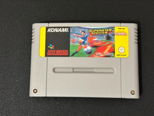 Super Star Soccer - Super Nintendo Game Cartridge, Spelcomputers en Games, Games | Nintendo Super NES, Nieuw, Sport, 1 speler