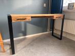 Bureau Kyan - zwart/naturel - 78x140x40 cm, Ophalen, Nieuw, Bureau