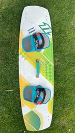 North Jaime 132 3D carbon lightwood,kiteboard incl bindingen, Watersport en Boten, Kitesurfen, Twintip, Ophalen, Zo goed als nieuw