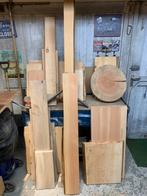 Mooie Boomstamplanken - Diverse Houtsoorten, Doe-het-zelf en Verbouw, Hout en Planken, Gebruikt, 25 tot 50 mm, Ophalen of Verzenden