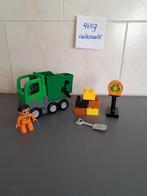 duplo vuilniswagen 4659, Ophalen of Verzenden, Zo goed als nieuw, Complete set, Duplo