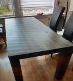 Eettafel  grijs eiken, Huis en Inrichting, Tafels | Eettafels, Ophalen, Gebruikt, 200 cm of meer, 50 tot 100 cm