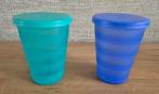 Tupperware Trendy bekers met dicht deksel 330ML, Ophalen of Verzenden, Zo goed als nieuw, Groen, Beker of Kan