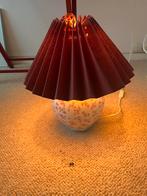 Bordeaux Rode Bureaulamp Klassiek Design, Ophalen, Gebruikt, Metaal, Minder dan 100 cm