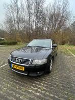 Audi A4 2.4 V6 125KW Cabrio AUT 2002 Zwart, Auto's, Audi, Zwart, Cabriolet, 4 stoelen, A4