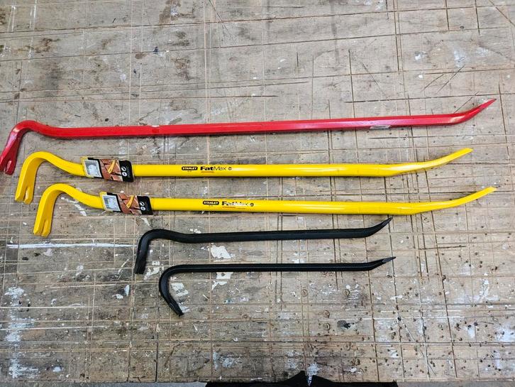 Diverse breekijzers, Doe-het-zelf en Verbouw, Gereedschap | Handgereedschap, Zo goed als nieuw, Ophalen of Verzenden