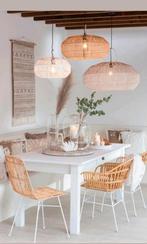 4 stuks j-line emma stoelen vt-wonen, Ophalen, Zo goed als nieuw, Wit