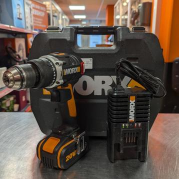 Worx WX373.1 Cordless impact drill set (incl lader en x 20V beschikbaar voor biedingen