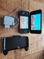 Nintendo 2DS XL + Oplader & Grip, Spelcomputers en Games, Spelcomputers | Nintendo 2DS en 3DS, Ophalen, Gebruikt, Zwart, 2DS XL