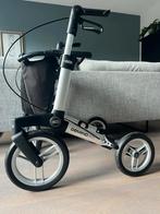 Rollator voor gebruik binnen en buiten. Kleur zilver/zwart, Diversen, Ophalen of Verzenden, Zo goed als nieuw