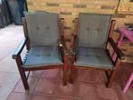 teak stoelen, Tuin en Terras, Ophalen, Gebruikt, Teakhout