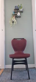 Vier vintage Deense designstoelen – Mid Century, opknappers, Huis en Inrichting, Ophalen, Gebruikt, Vintage, Vier