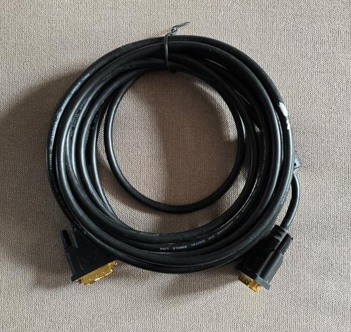 DVI-Digital Aansluitkabel 5 meter, Audio, Tv en Foto, Audiokabels en Televisiekabels, Zo goed als nieuw, Overige kabels, 5 tot 10 meter