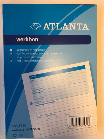 Werkbon Atlanta A 5415-014 beschikbaar voor biedingen