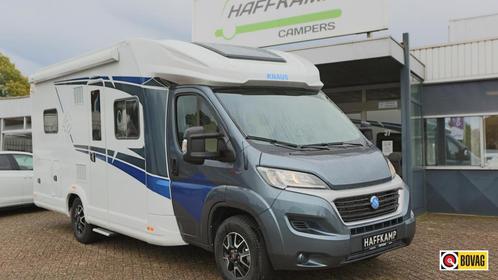 Knaus Live Wave 650 MF 2x airco Premium V16 lift zonnepaneel, Caravans en Kamperen, Campers, Particulier, tot en met 6, Half-integraal