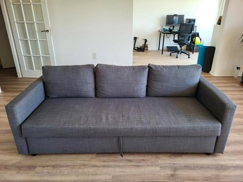 Ikea Friheten Slaapbank 3-zitplaats grijs, Huis en Inrichting, Slaapkamer | Slaapbanken, Gebruikt, 200 cm, Tweepersoons, Grijs