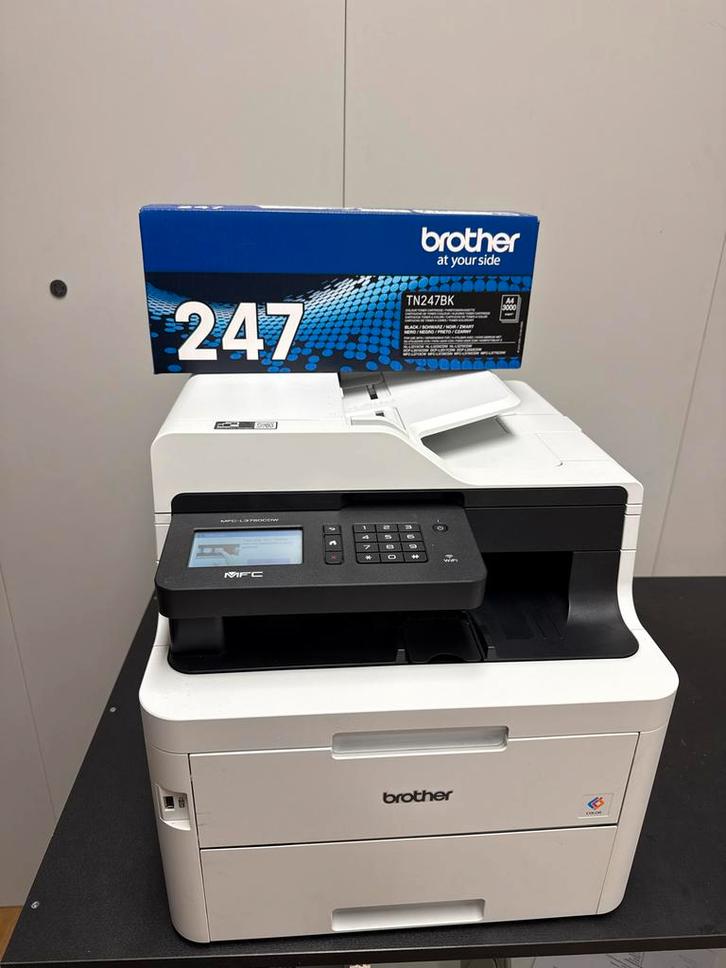 Brother MFC-L3750CDW All-in-One Printer, Computers en Software, Printers, Zo goed als nieuw, All-in-one, Laserprinter, Faxen, Draadloos