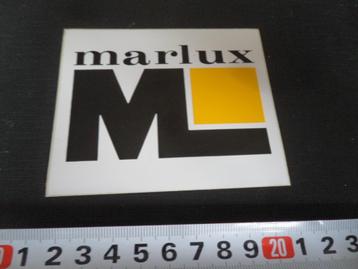 stickers MARLUX  logo *  beschikbaar voor biedingen