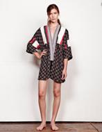 Ace & Jig mooie kimono jacket in Kasuri print mt S/M, Gedragen, Ace & Jig, Maat 36 (S), Verzenden