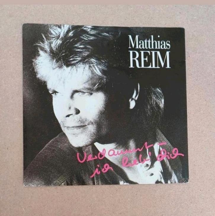 Matthias Reim  - Verdamt Ich Lieb' Dich, Cd's en Dvd's, Vinyl Singles, Gebruikt, Single, Pop, 7 inch, Ophalen of Verzenden