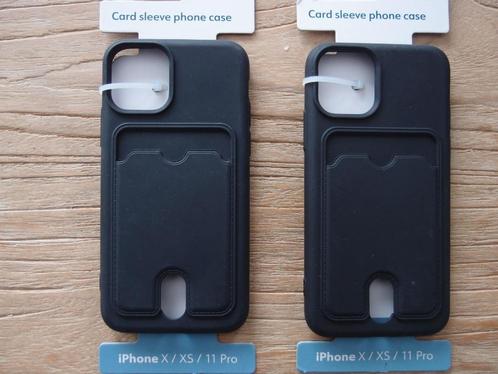iPhone X / XS / 11 Pro telefoonhoesje met kaarthouder sleeve, Telecommunicatie, Mobiele telefoons | Hoesjes en Frontjes | Apple iPhone