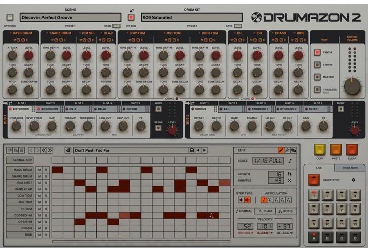 D16 Group Drumazon 2 - Virtual Drum Machine. Licentie, Muziek en Instrumenten, Drumcomputers, Zo goed als nieuw, Overige merken