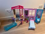 Barbie poppenhuis inklapbaar, Ophalen of Verzenden, Zo goed als nieuw, Poppenhuis