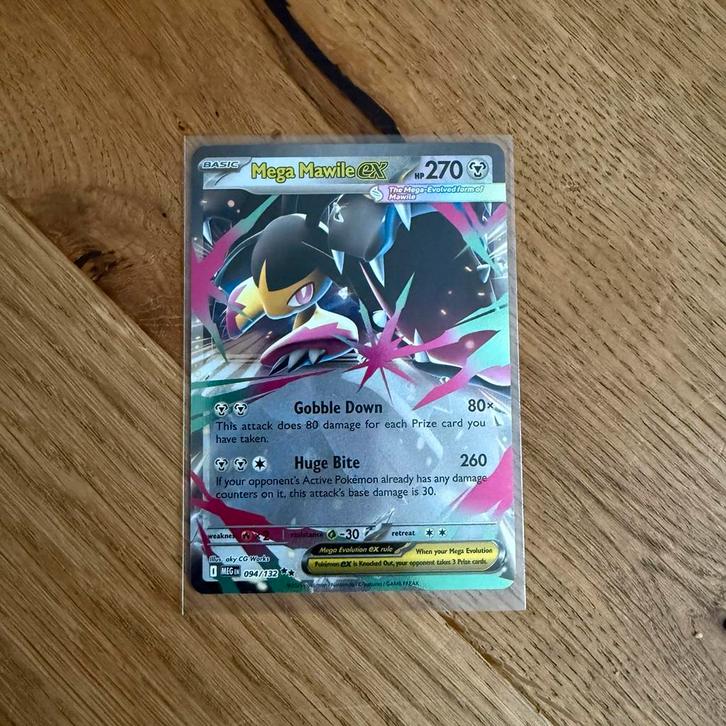 Mega Mawile EX 147/132 - Perfecte Staat!, Hobby en Vrije tijd, Verzamelkaartspellen | Pokémon, Zo goed als nieuw, Ophalen