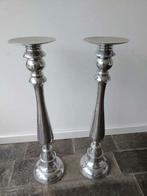 Grote aluminum kandelaars BOB, Ophalen, Zo goed als nieuw, Kandelaar, Metaal
